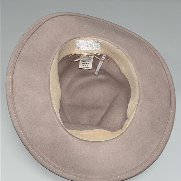 Free People Hats for Women for sale | eBay Free People Blush Pink Wool boho hat OS with band